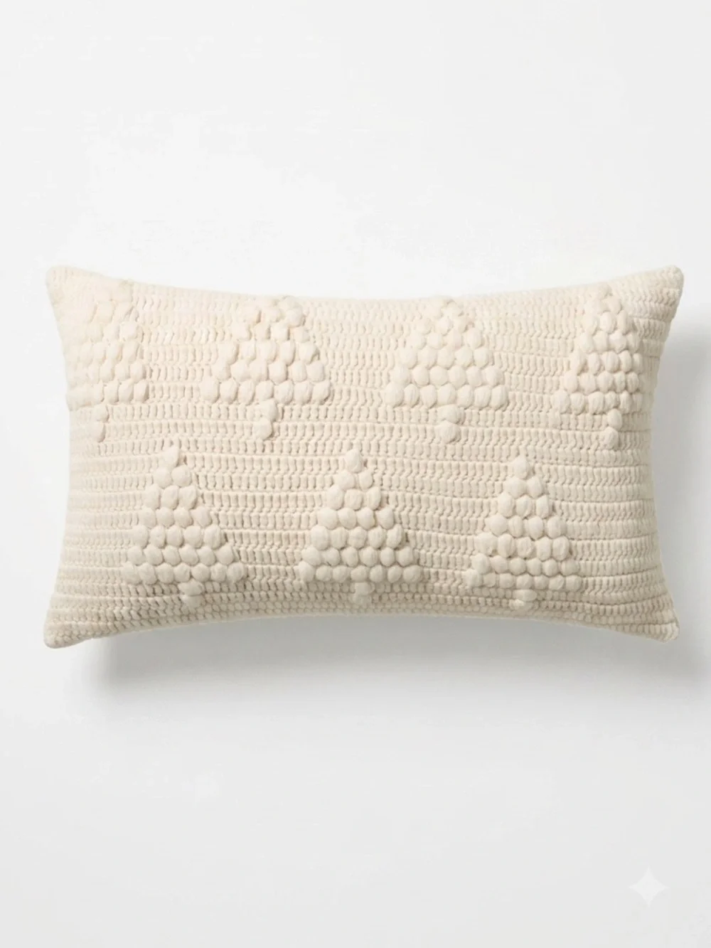 NWT Joon Loloi Holiday Marley Ivory Winter Tree Lumbar Pillow Cover 16x26 Accent